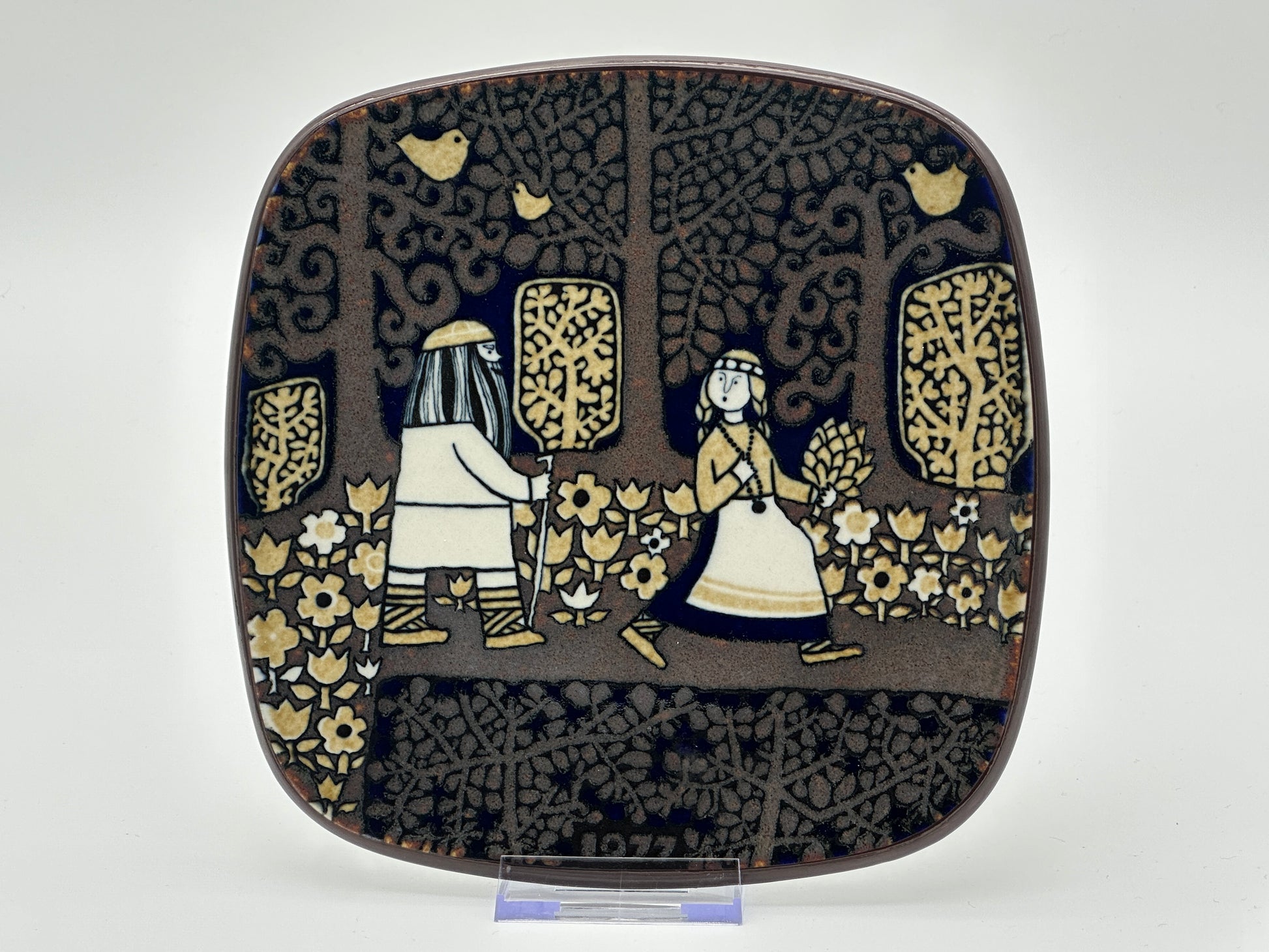Arabia - Year plate 1977 - 20cm Scandinapan