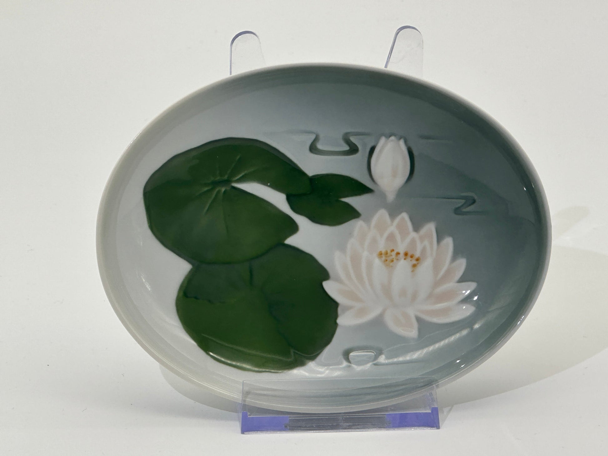 Bing & Grøndahl - Waterlilly - Bowl - 6414 - 10.5x14cm - B&G Scandinapan