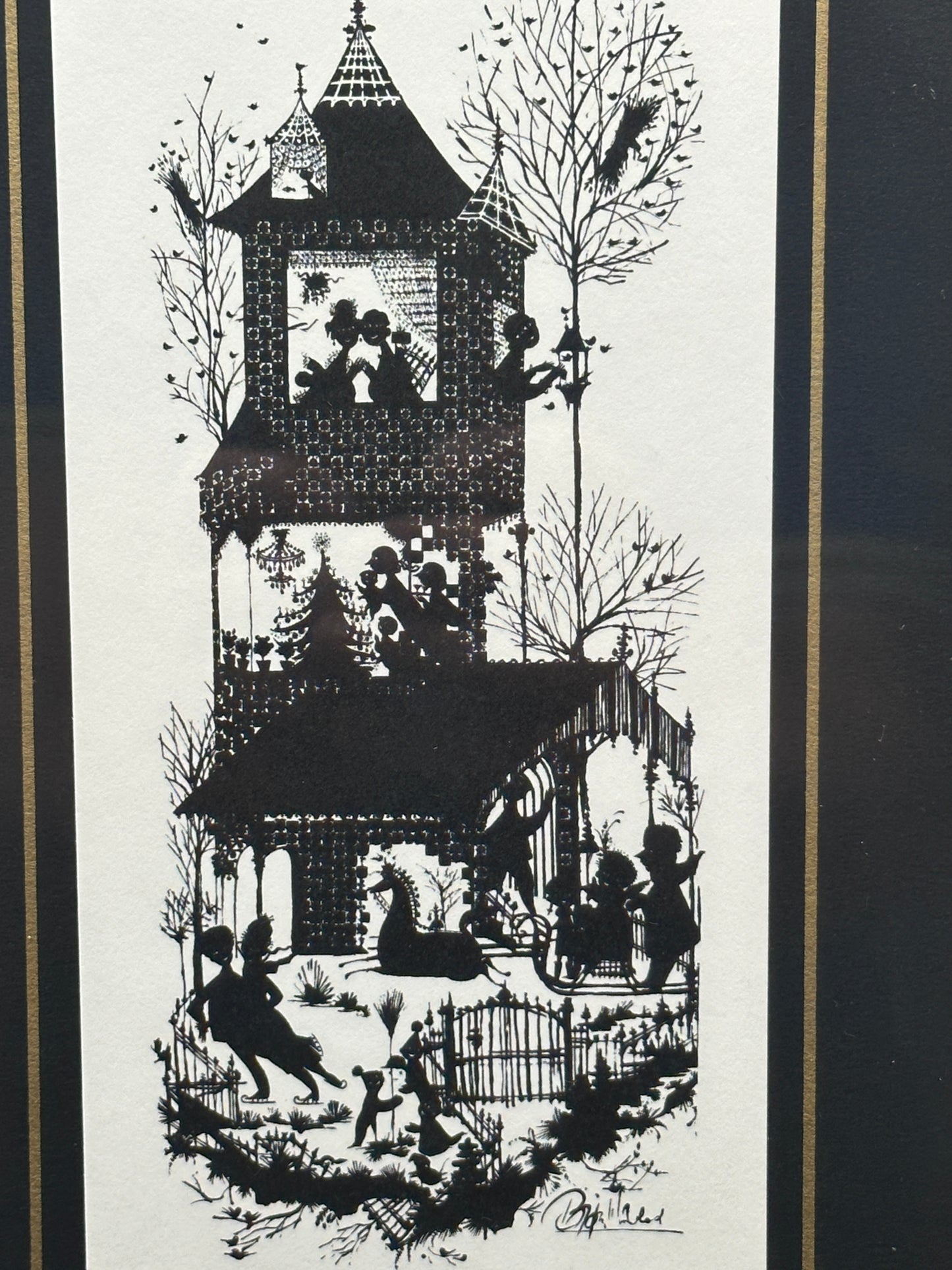 Bjørn Wiinblad - Lithography - Framed wall art Scandinapan