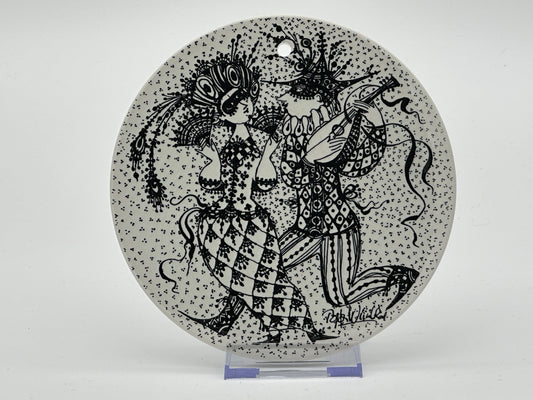 Björn Wiinblad - Month plaque - Ø15cm Scandinapan