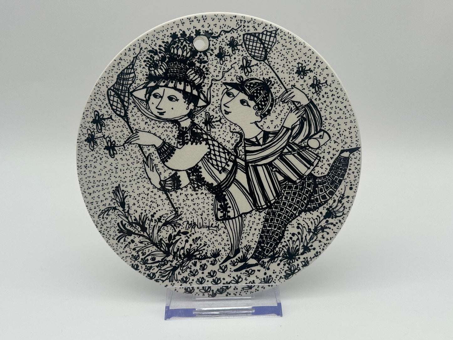 Björn Wiinblad - Month plaque - Ø15cm Scandinapan