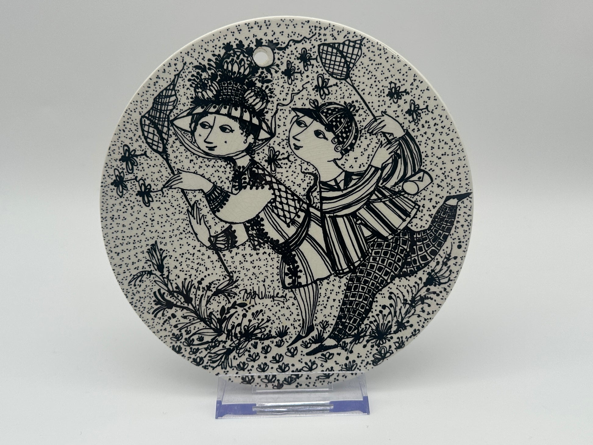 Björn Wiinblad - Month plaque - Ø15cm Scandinapan