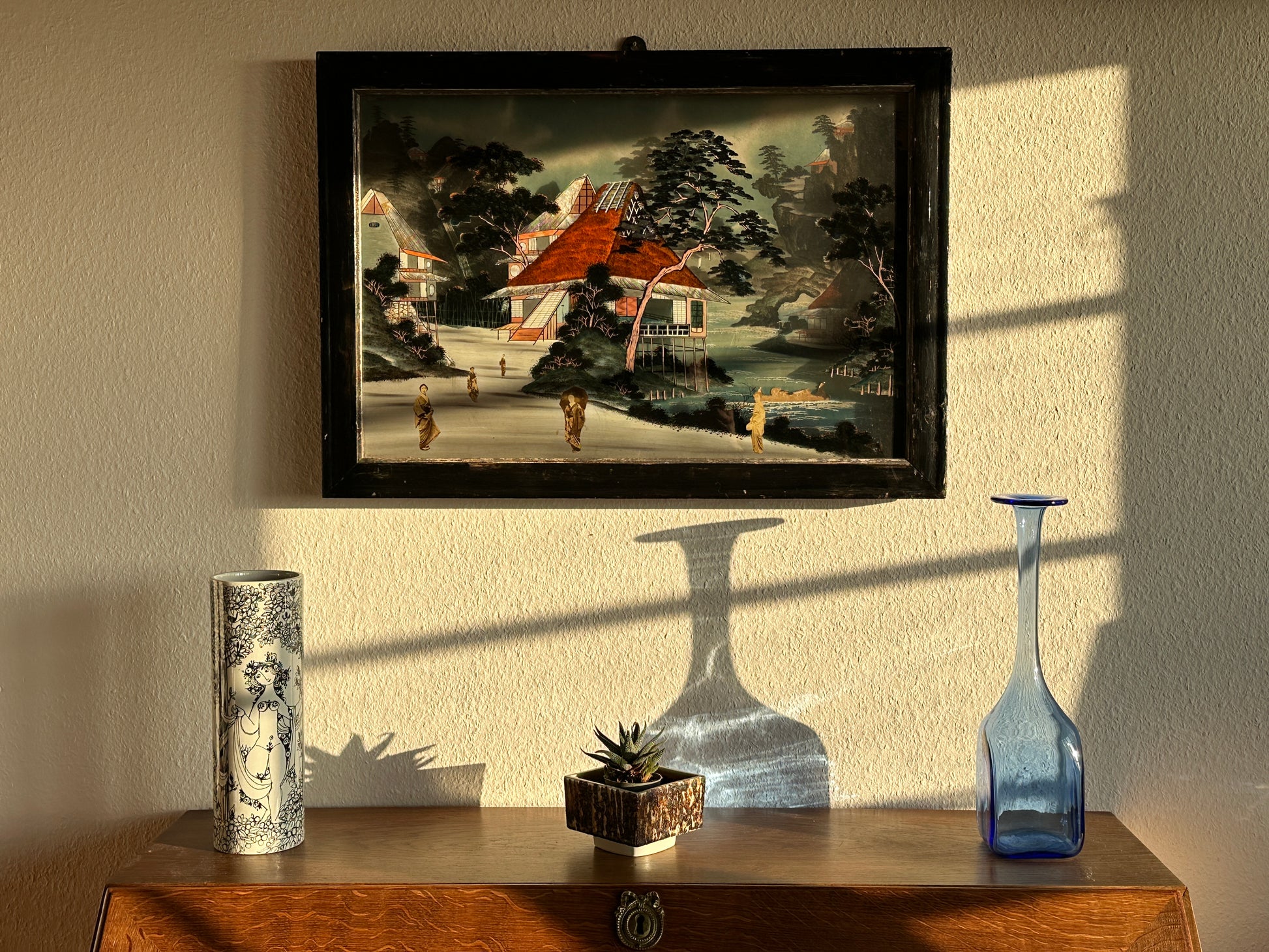 Bjørn Wiinblad - Vase - Three Graces - 3159-1317 - 28cm Scandinapan