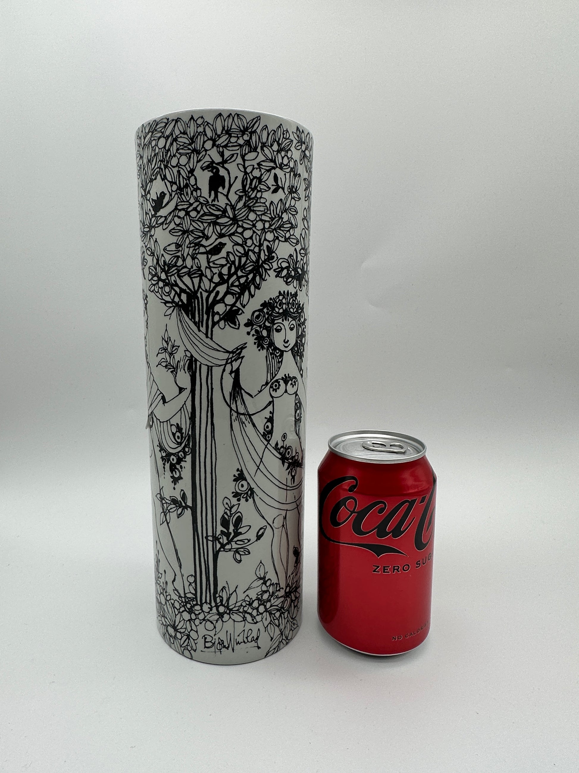 Bjørn Wiinblad - Vase - Three Graces - 3159-1317 - 28cm Scandinapan