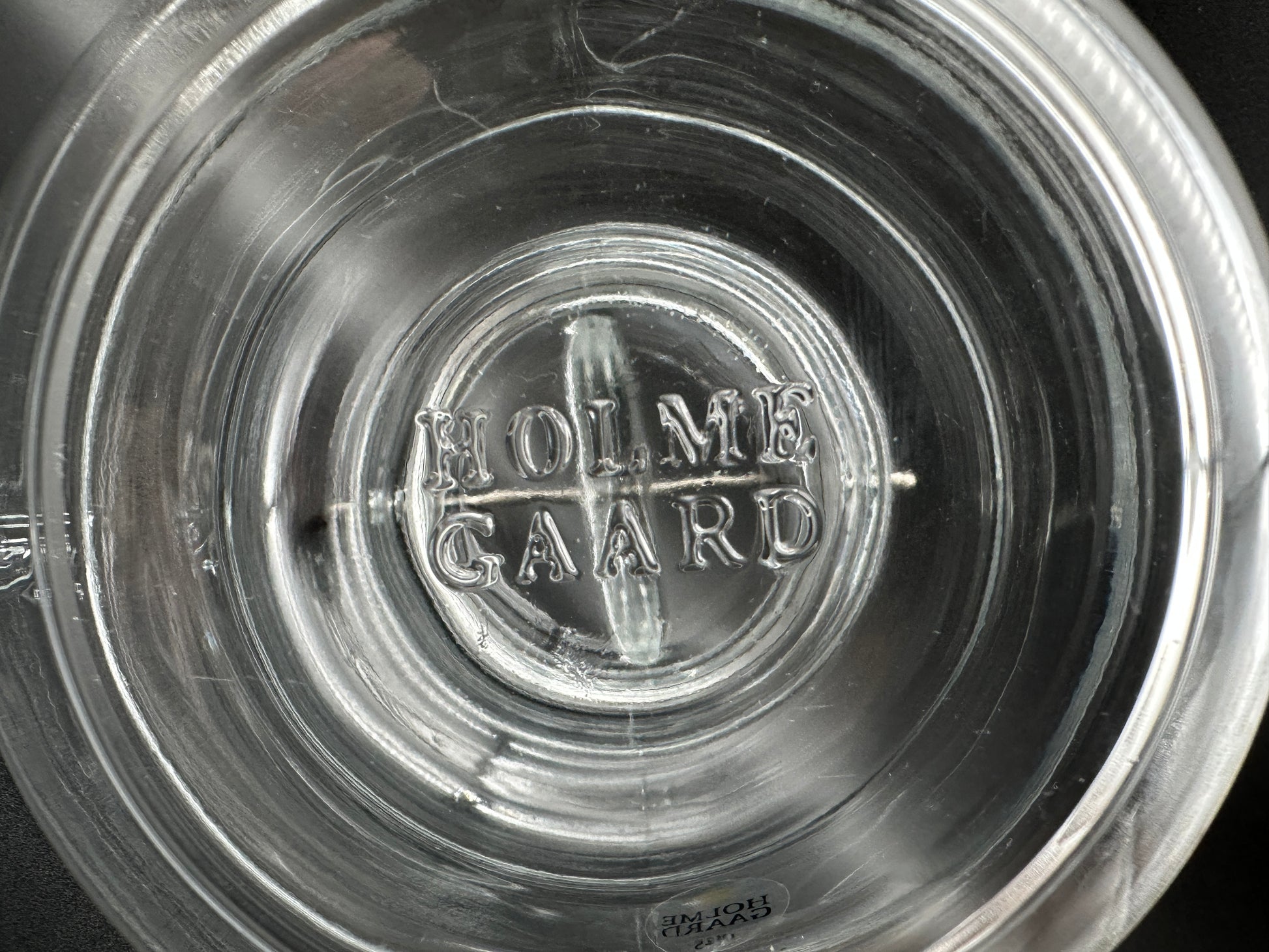 Holmegaard - Preservative Jar with lid. Scandinapan