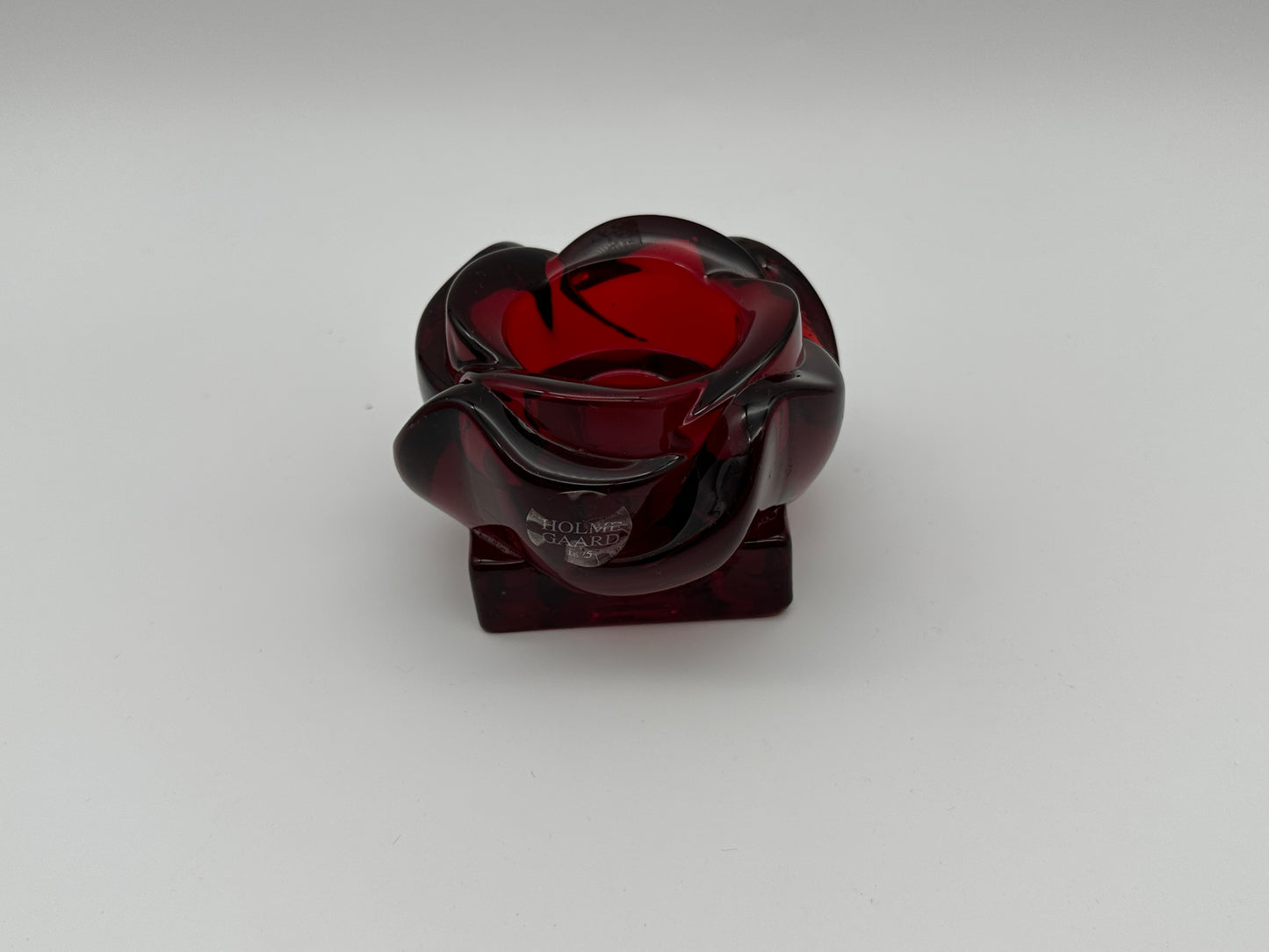Holmegaard - Rose - candle holder. Scandinapan