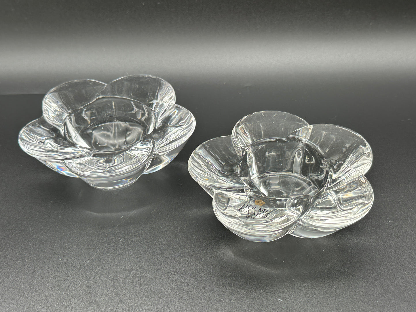 Holmegaard - Tea candle holder - Flower Scandinapan
