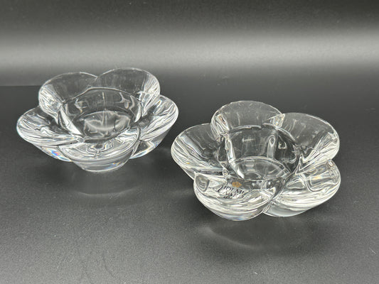 Holmegaard - Tea candle holder - Flower Scandinapan