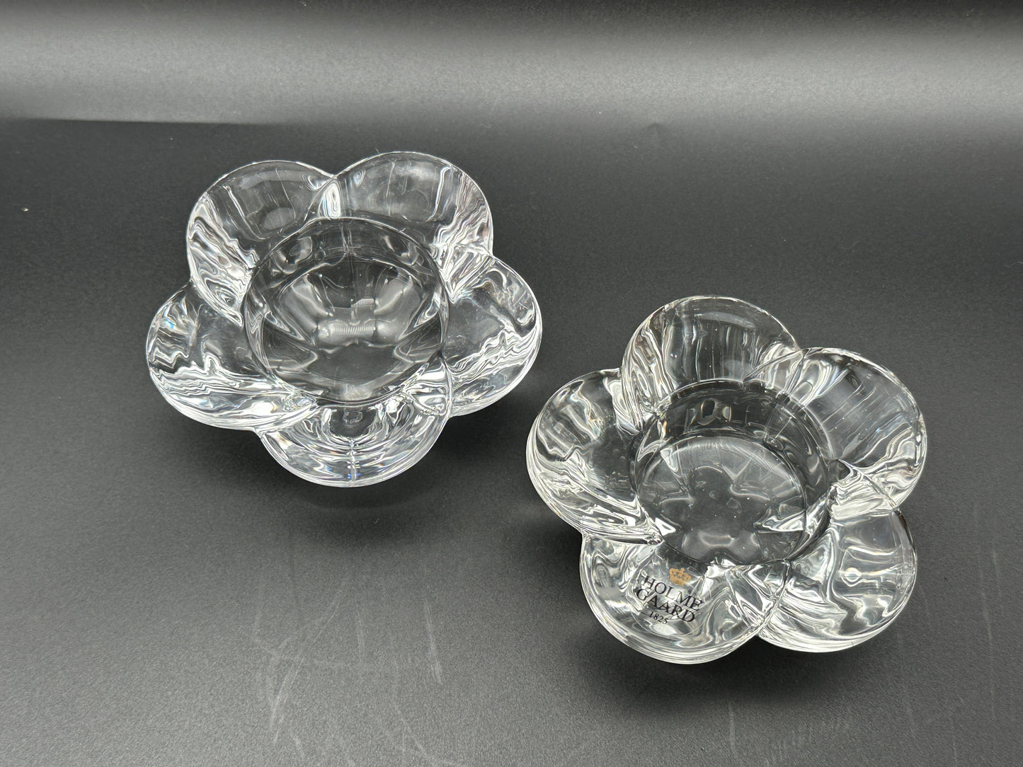 Holmegaard - Tea candle holder - Flower Scandinapan