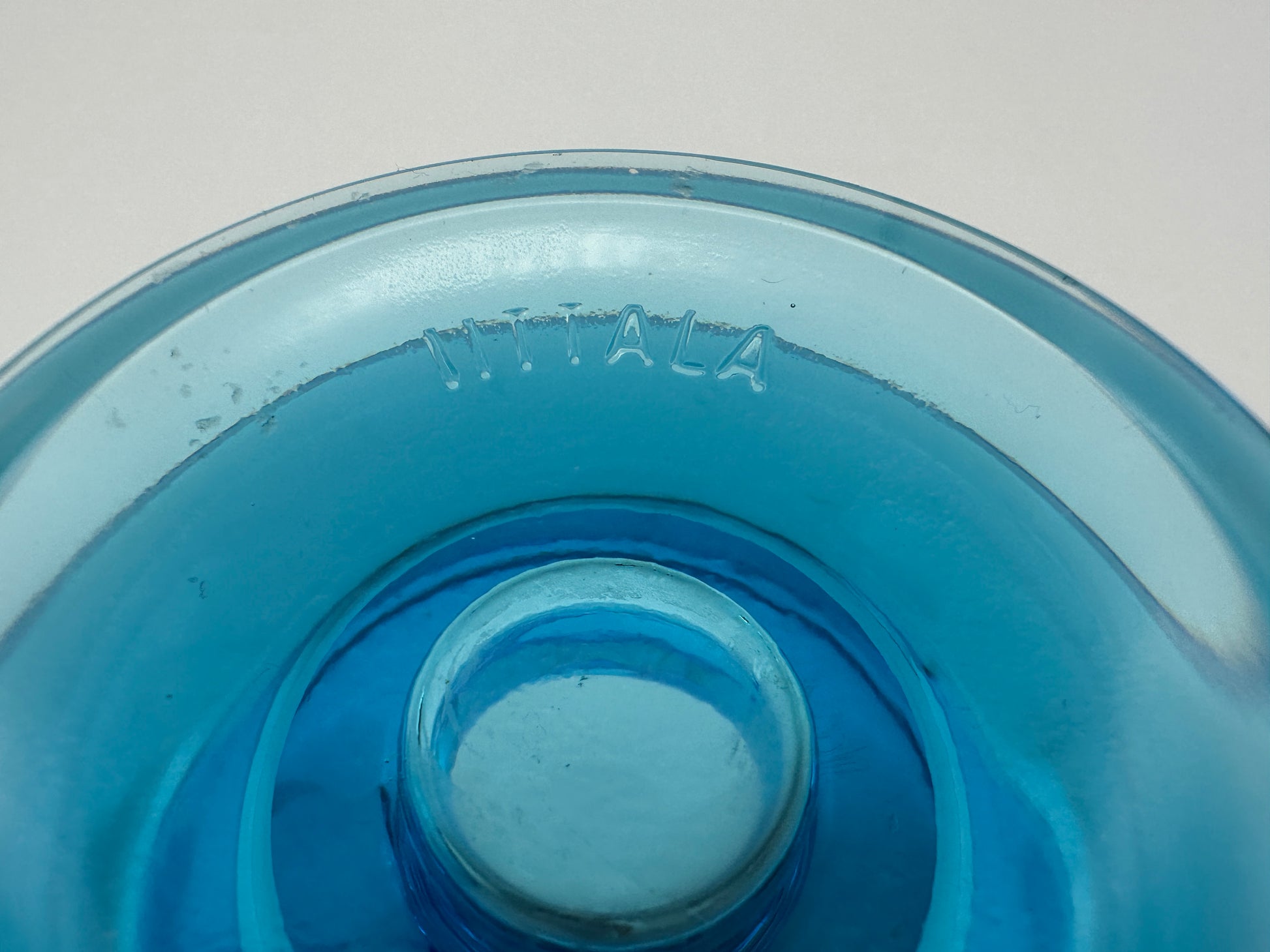 Iittala - Kartio - Candle holder - Kaj Franck - Light blue - Set of 2 Scandinapan