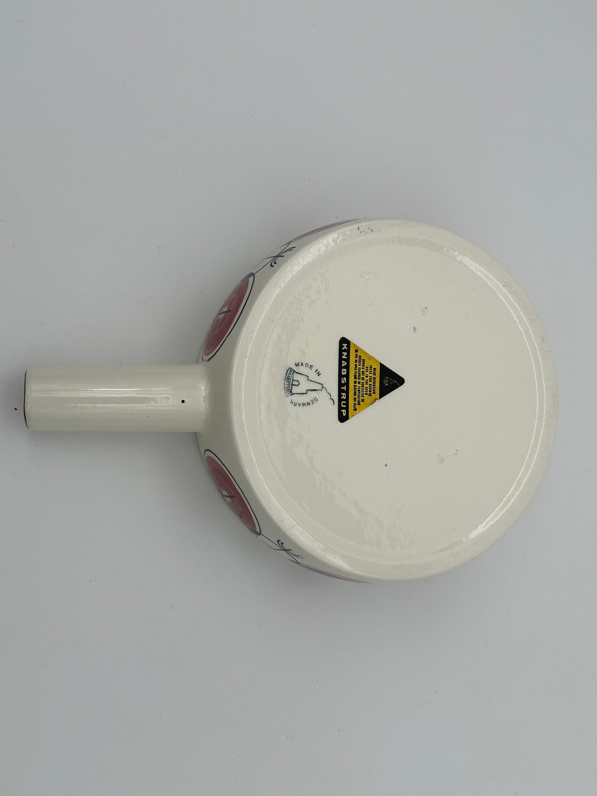 Knabstrup - Dish with handle and lid - Ø16cm Scandinapan