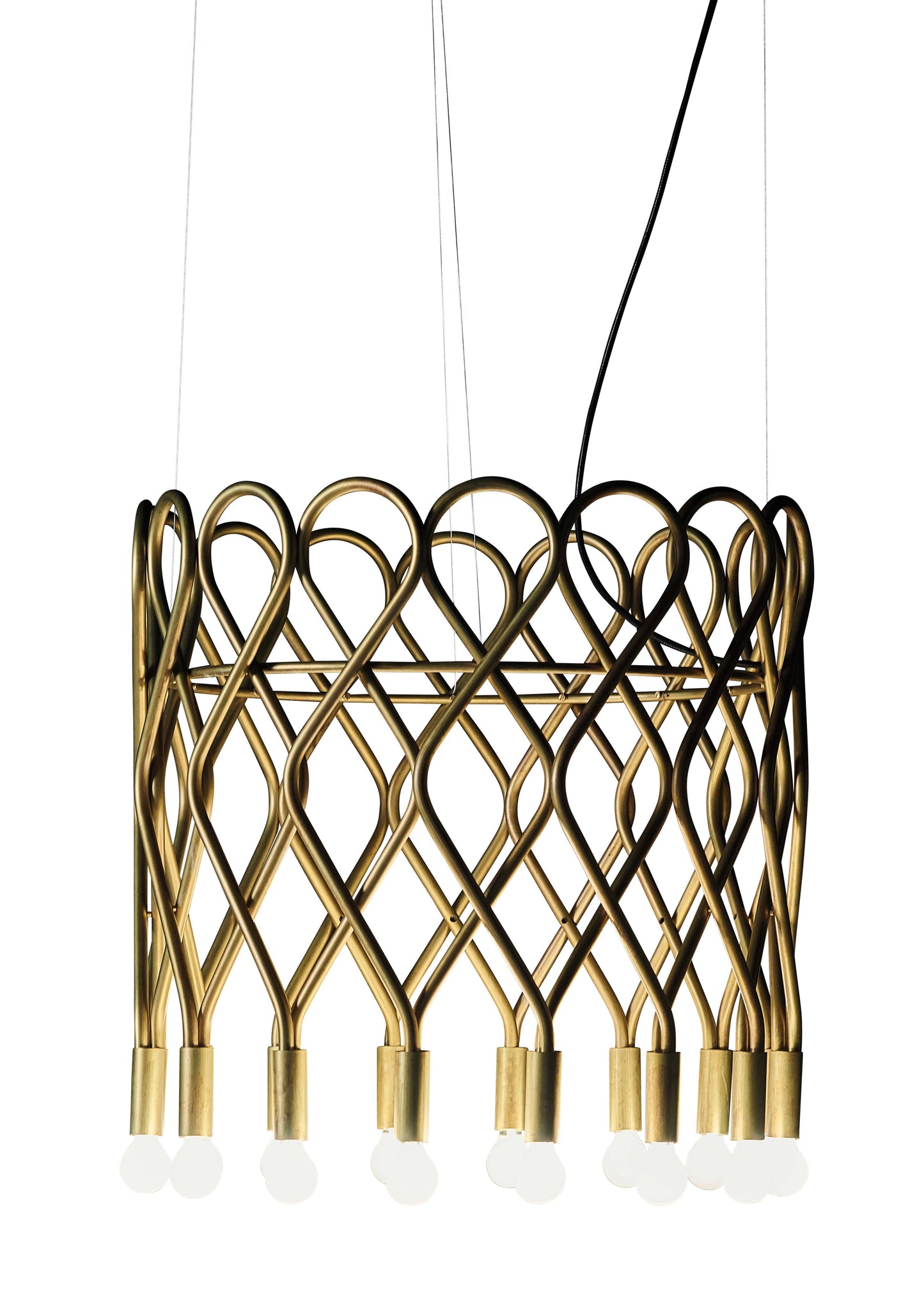 Konsthantverk - Lisa Hilland - ELD16 - Raw brass lamp. Scandinapan