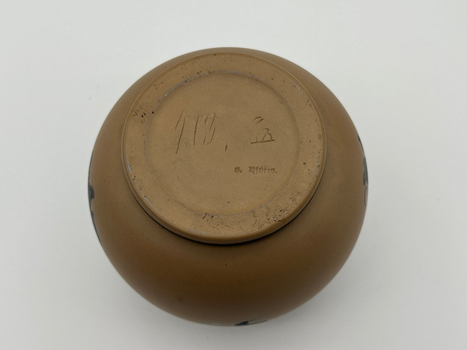 L. Hjorth - Vase set - Round - Fruit motief Scandinapan
