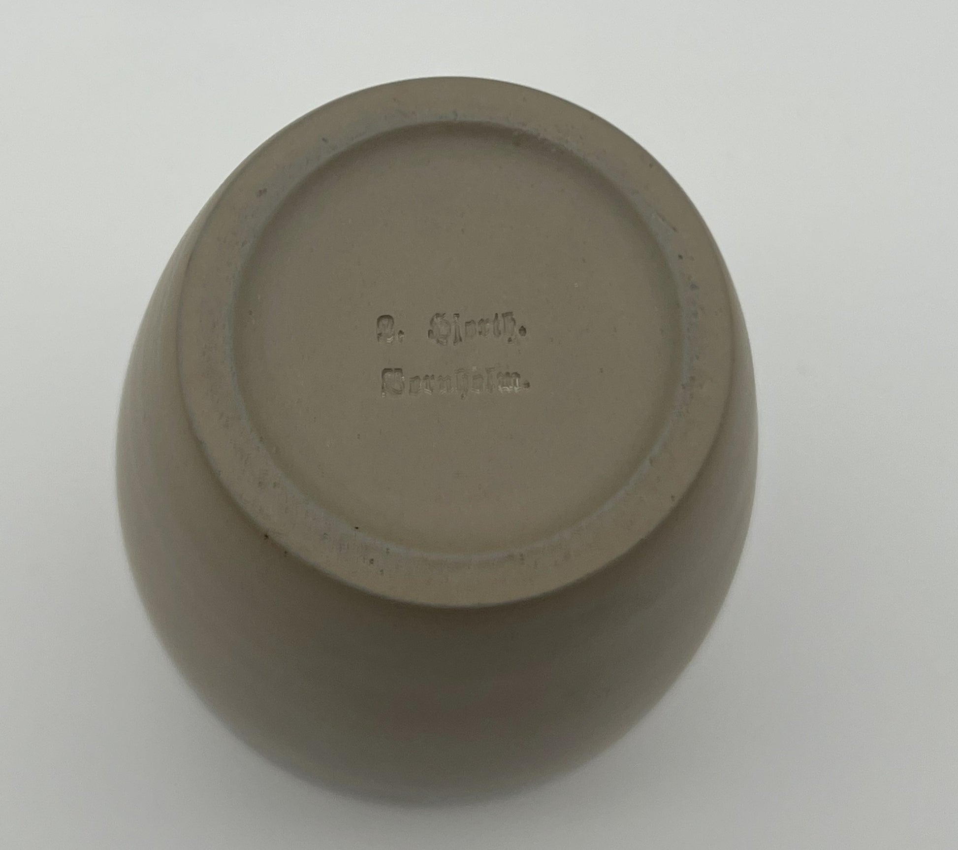 Lauritz Hjorth - Bornholm - Vase - Light brown Scandinapan