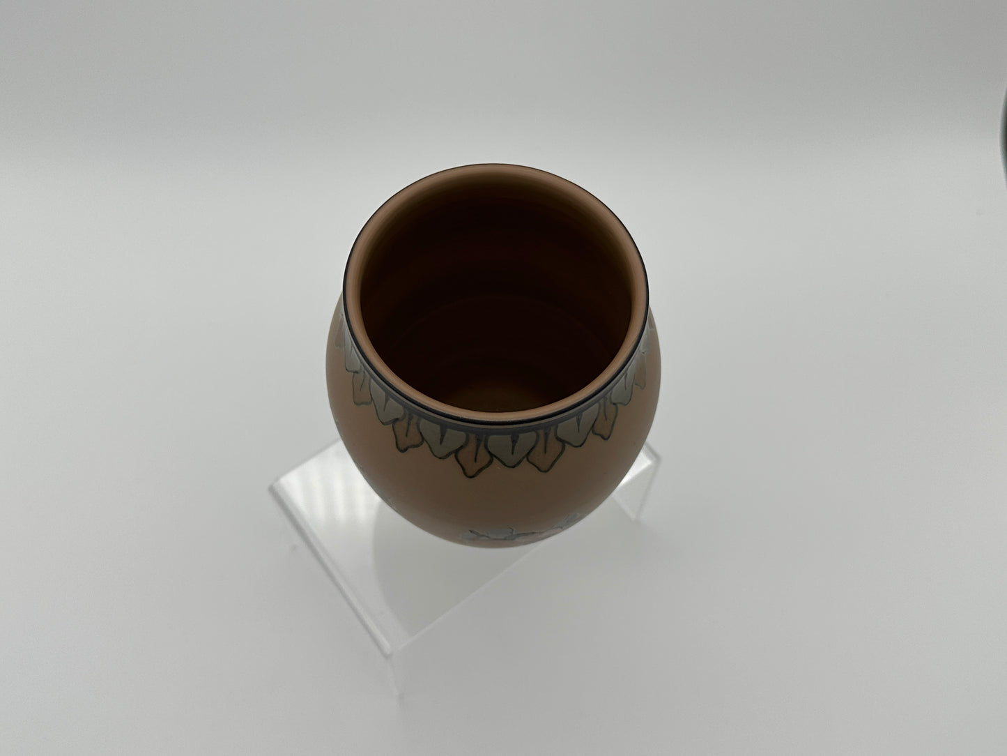 Lauritz Hjorth - Vase - 14cm - Ø8cm - Brown - Fruit Scandinapan