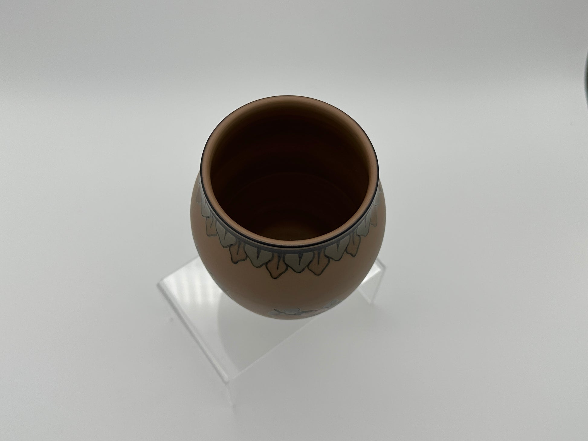 Lauritz Hjorth - Vase - 14cm - Ø8cm - Brown - Fruit Scandinapan