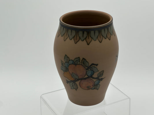 Lauritz Hjorth - Vase - 14cm - Ø8cm - Brown - Fruit Scandinapan