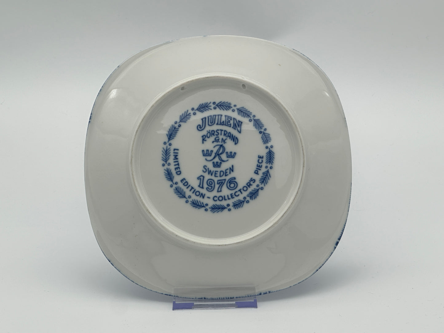 Rörstrand - Christmas - year plate - 1976 - 19.5cm Scandinapan