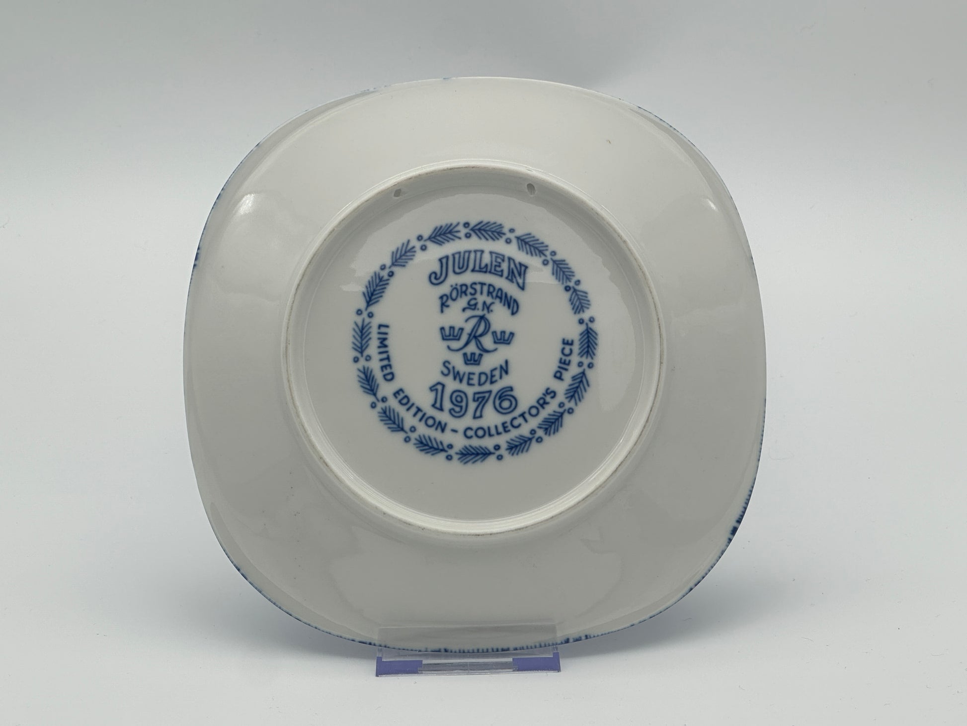 Rörstrand - Christmas - year plate - 1976 - 19.5cm Scandinapan