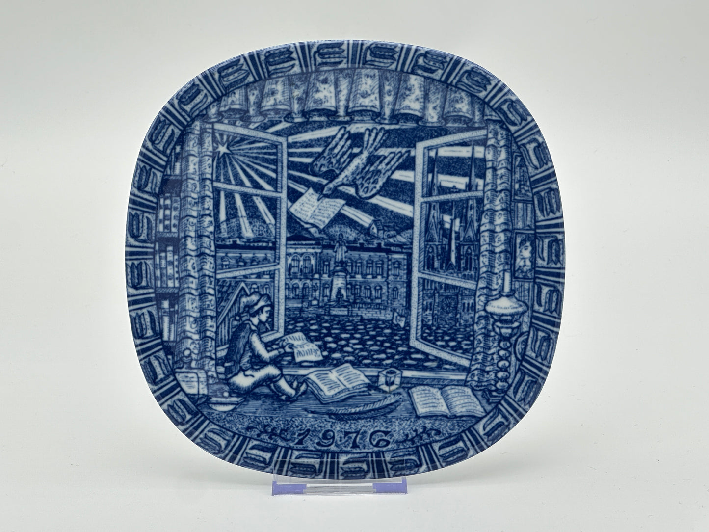 Rörstrand - Christmas - year plate - 1976 - 19.5cm Scandinapan