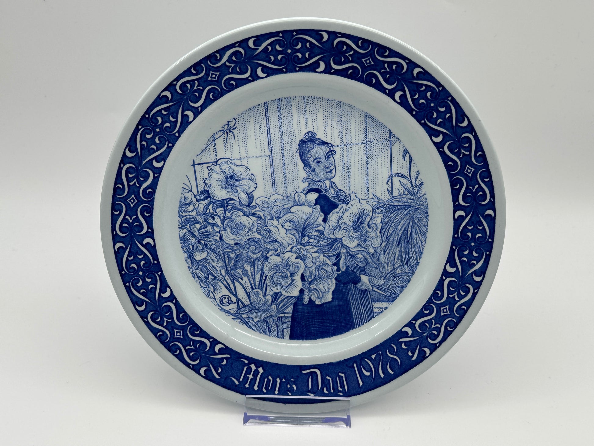 Rörstrand - Mothers day plaque - 1971 & 1978 Scandinapan