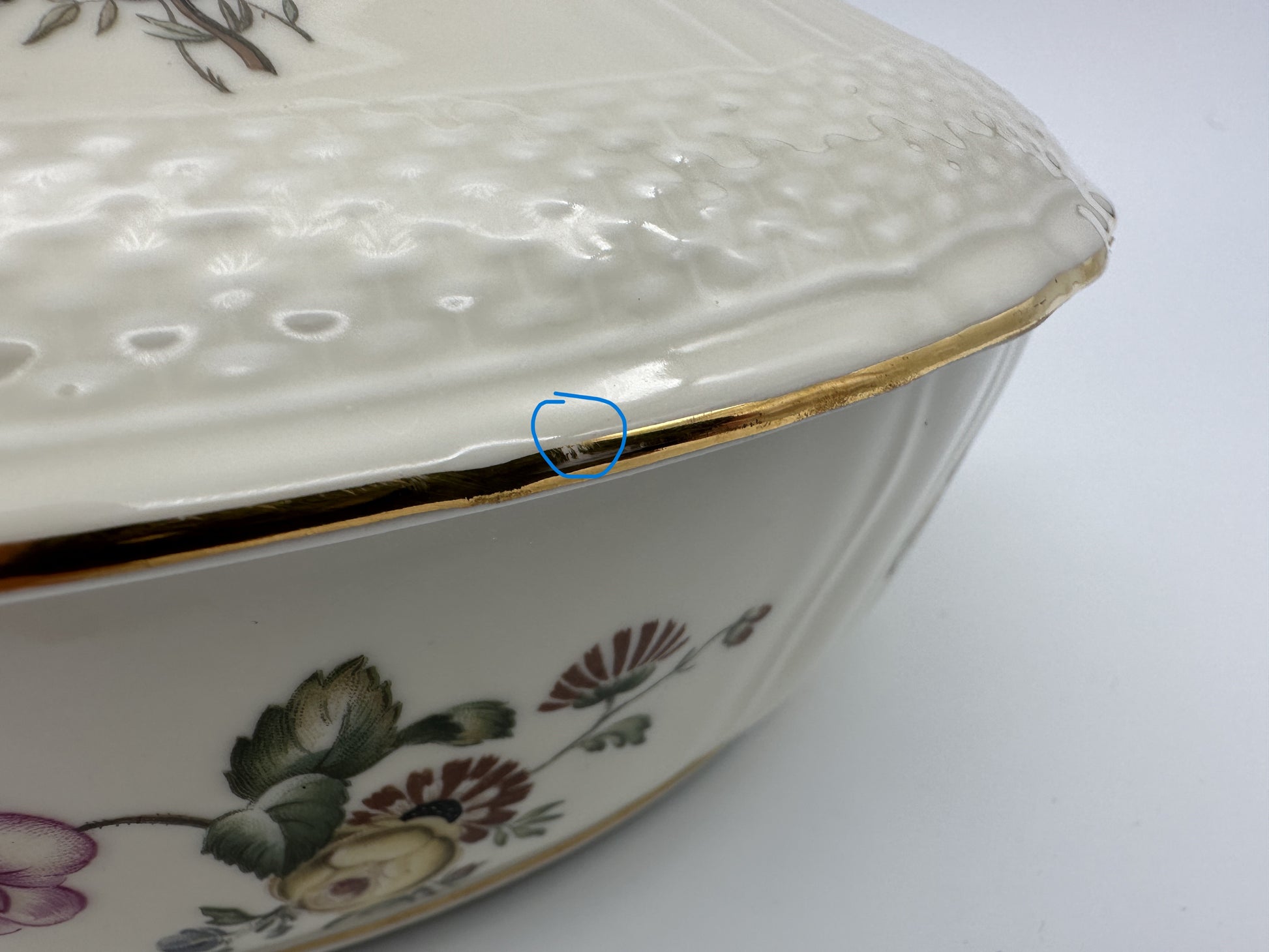 Royal Copenhagen - Frijsenborg - Oval lided bowl - 910/1702 - 1951 Scandinapan