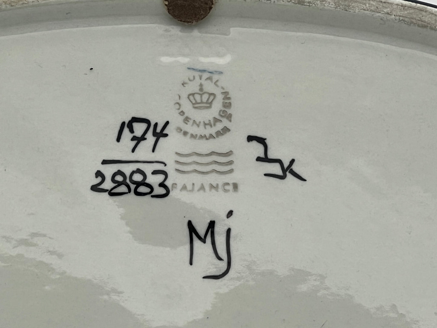 Royal Copenhagen - Marianne Johnson - Bowl - 174/2883 - 17x17cm - cute bowl - vintage bowl - Scandinapan