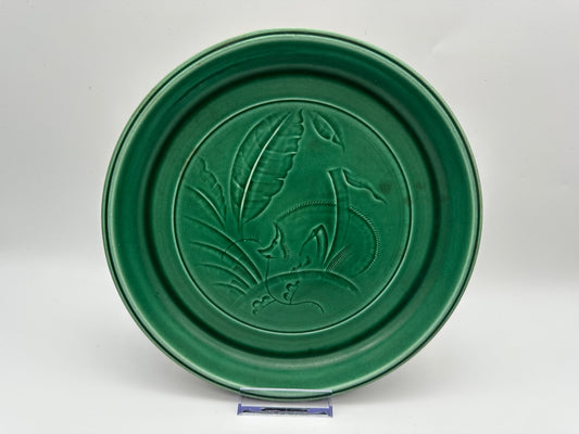 Aluminia - 1598 - Green - Bowl - Hedgehog Scandinapan