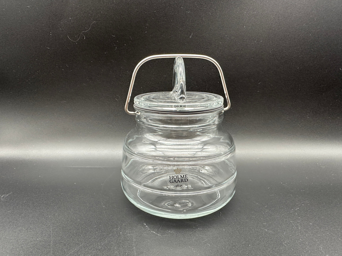 Holmegaard - Preservative Jar with lid. Scandinapan