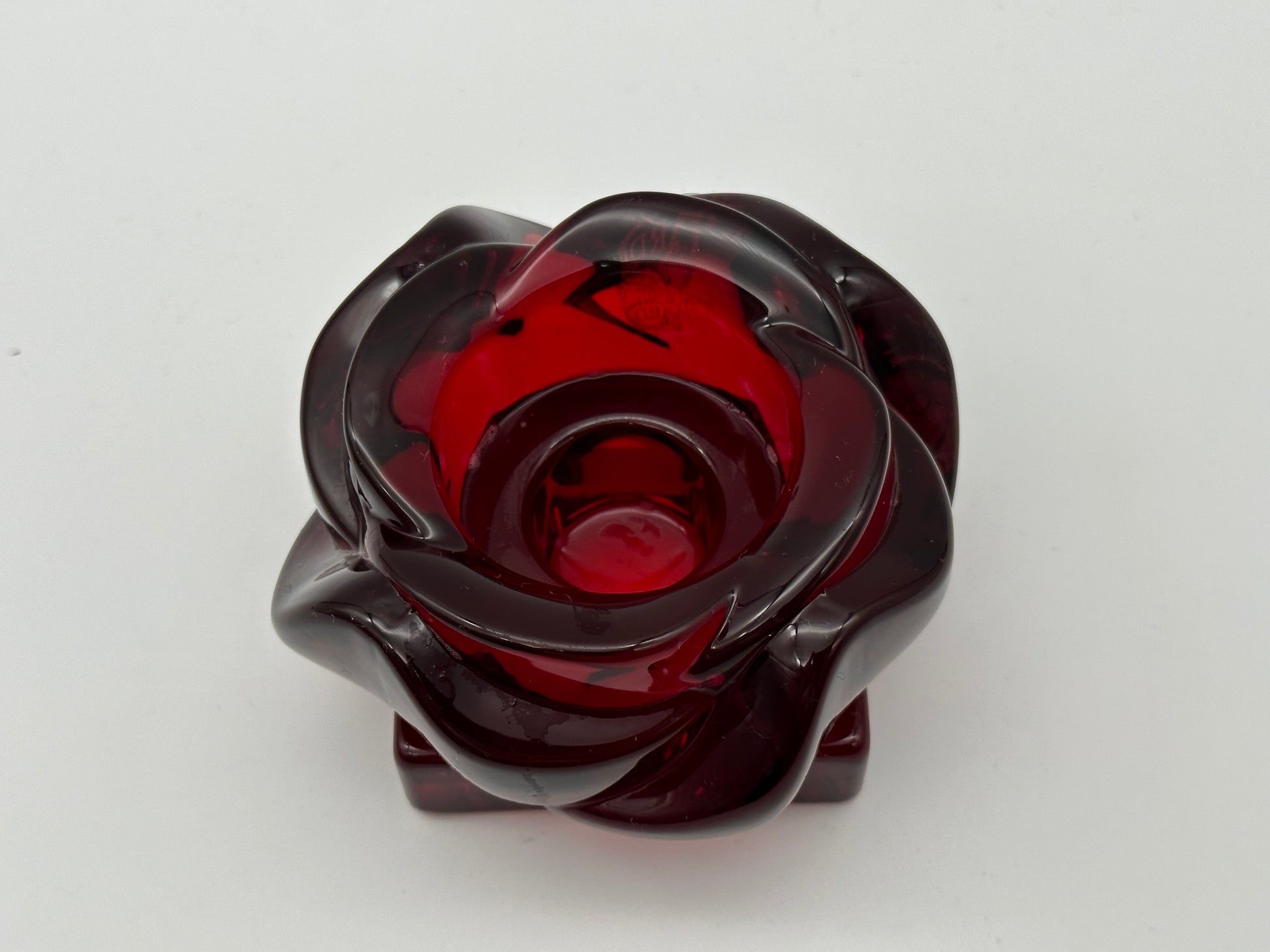 Holmegaard - Rose - candle holder. Scandinapan