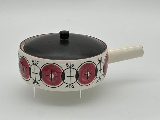 Knabstrup - Dish with handle and lid - Ø16cm Scandinapan