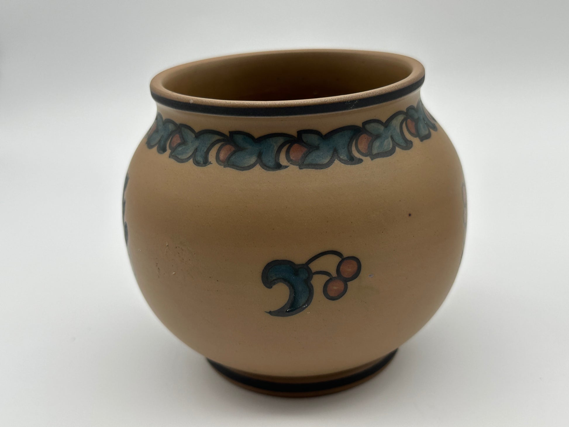 L. Hjorth - Vase set - Round - Fruit motief Scandinapan