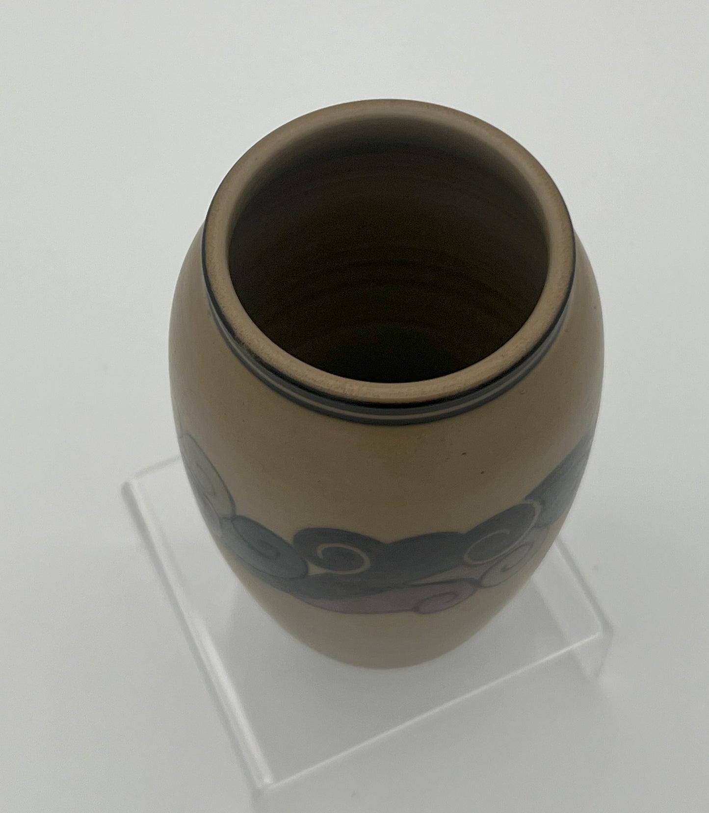 Lauritz Hjorth - Bornholm - Vase - Light brown Scandinapan