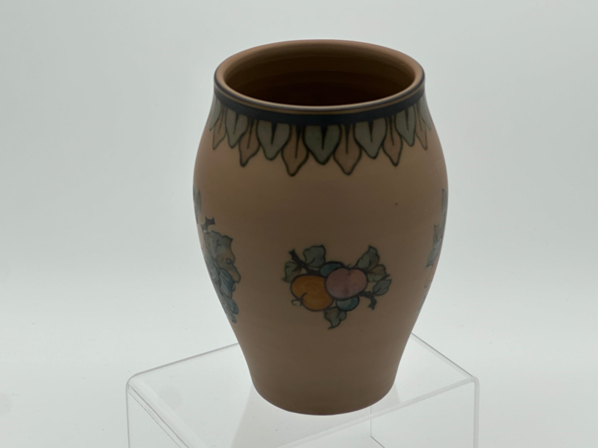 Lauritz Hjorth - Vase - 14cm - Ø8cm - Brown - Fruit Scandinapan