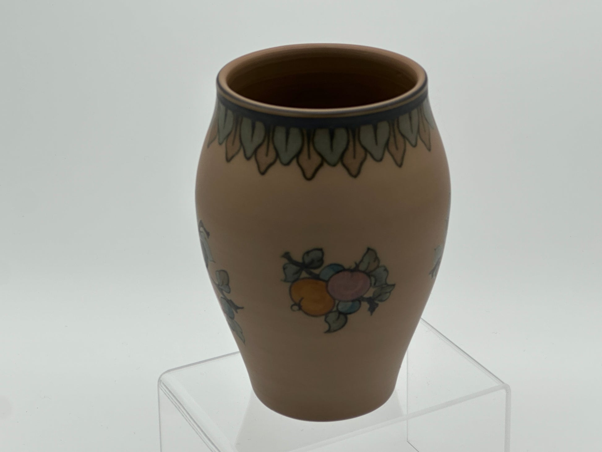 Lauritz Hjorth - Vase - 14cm - Ø8cm - Brown - Fruit Scandinapan