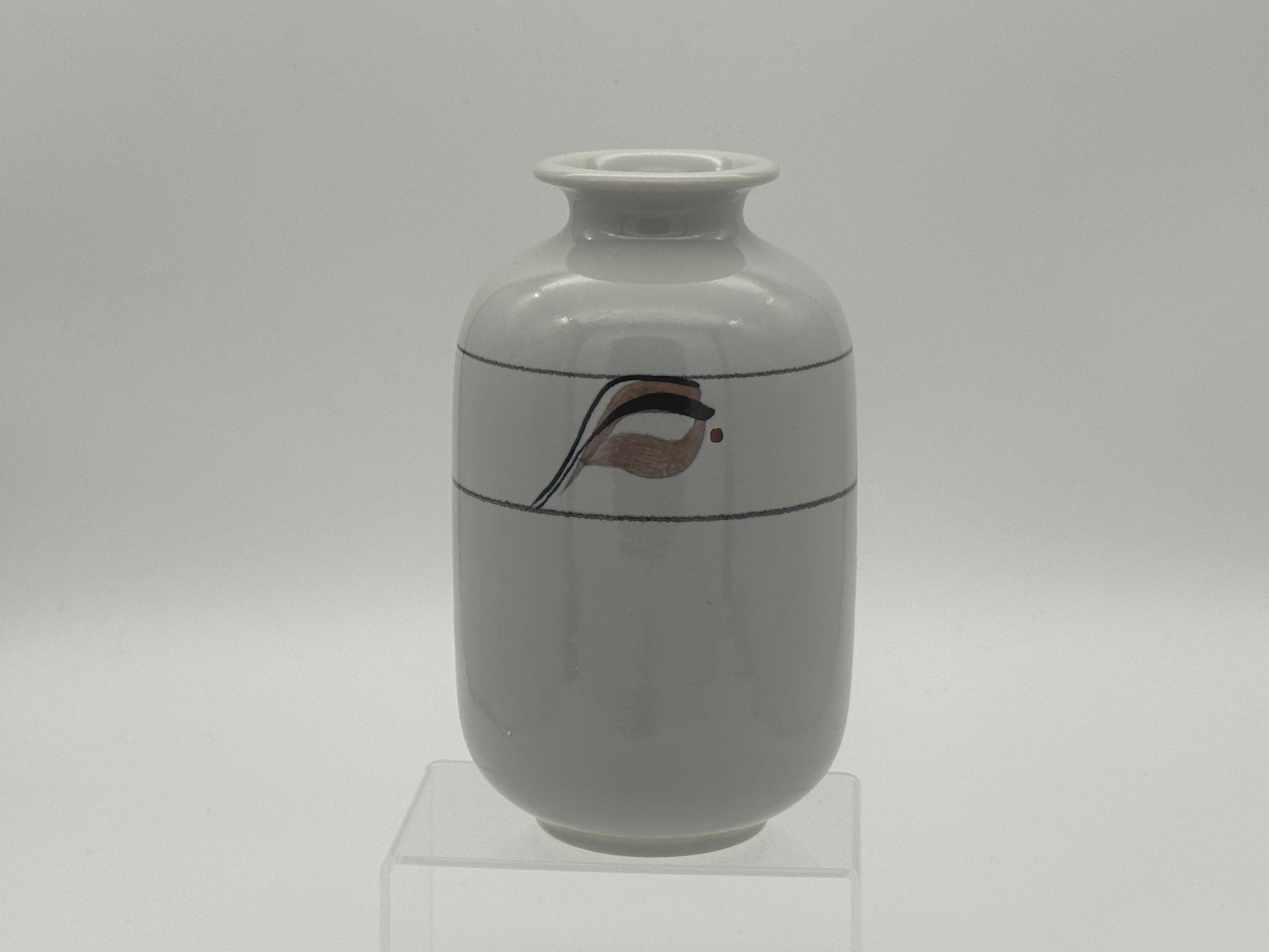 Søholm - Vase - White - 3761-3 - Einar Paulsen - 18cm - Ø10 Scandinapan